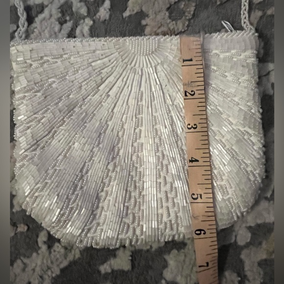 ***😀3 for $35./Beautiful, small, white, beaded purse. - Picture 6 of 7